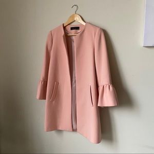 Zara | Pink Bleeve Sleeve Coat